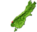 South Island map showing Doubtful Sound